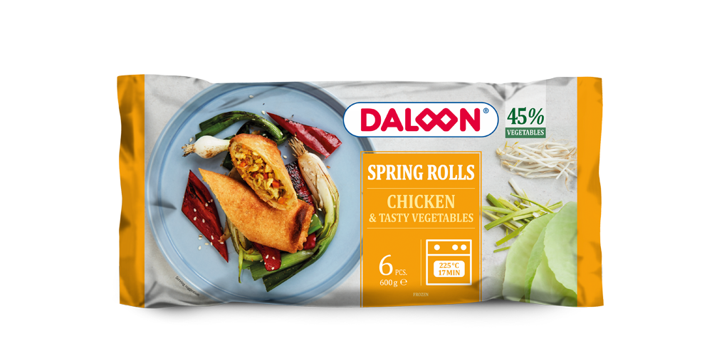 Spring Rolls Chicken & Tasty Vegetables